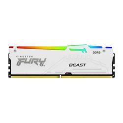 Paměť Kingston FURY™ Beast DDR5 RGB 16GB 6000MHz, XMP, bílá