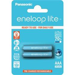 Panasonic 4LCCE/2BE Eneloop Lite AAA 550 2BP modré - Digitální foto - příslušenství
