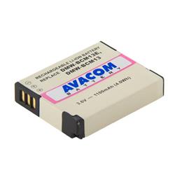 Panasonic DMW-BCM13, BCM13E Li-Ion 3.6V 1100mAh 4Wh