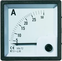 Panelové měřidlo Voltcraft AM-72X72, 25 A