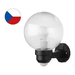 Panlux PARK+Senzor 60W černá, prizm. k. - Vybavení domu