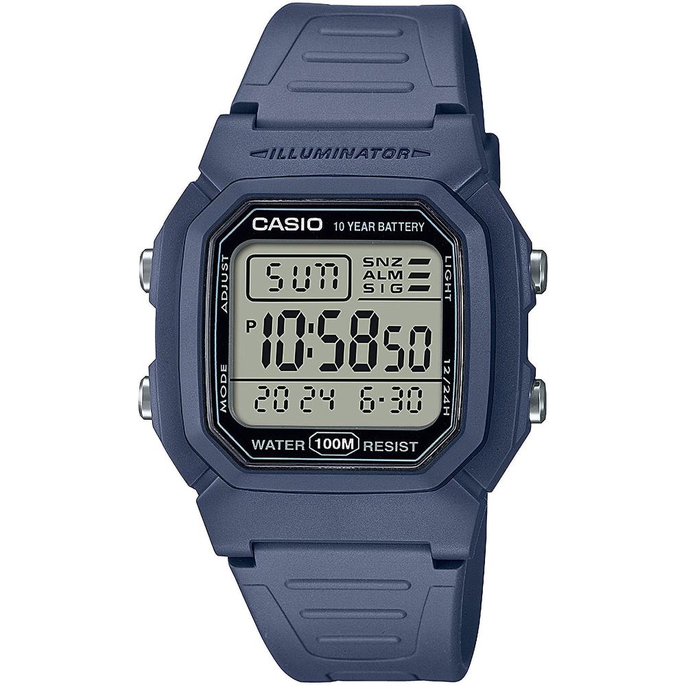 Pánske digitálne náramkové hodinky Casio W-800H-2AVES