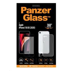 PanzerGlass Edge-to-Edge Bundle 2v1 pro Apple iPhone 7/8/SE 2020 černé (sklo + čirý TPU obal) B2679 - Mobilní telefony - příslušenství
