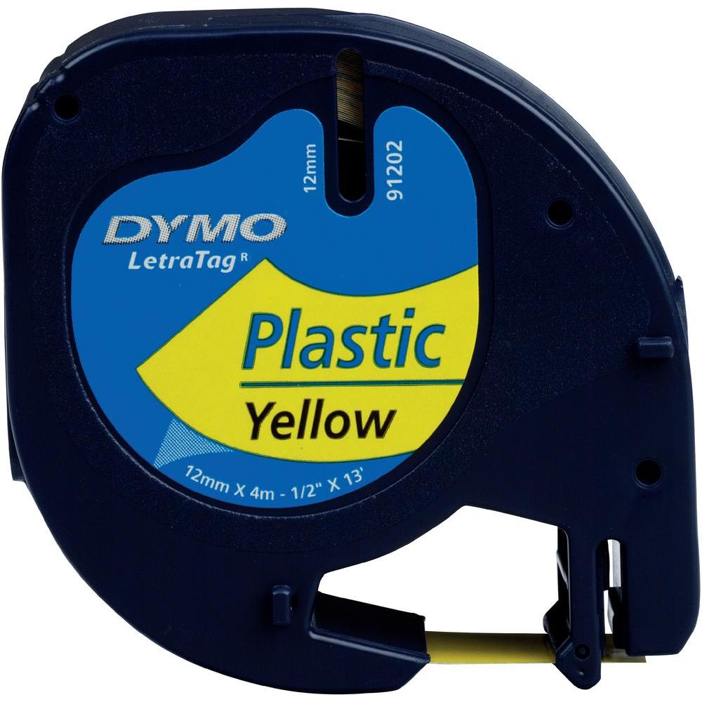 Páska do štítkovača Dymo LetraTAG, 91221, S0721660, biela/čierna, 12 mm 772461