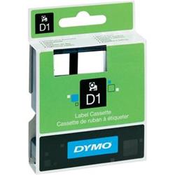 Páska do štítkovače Dymo D1, 40915, S0720700, bílá/červená , 9 mm 776842 - Pásky a štítky