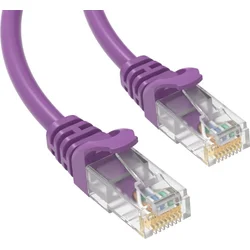 Patch kábel Conexpro UTP, CAT6, 0,5 m, fialový