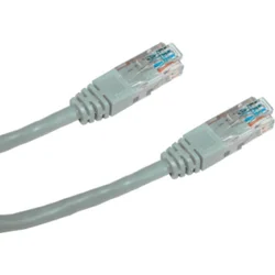 Patch kábel UTP CAT5E 1,5 m sivý