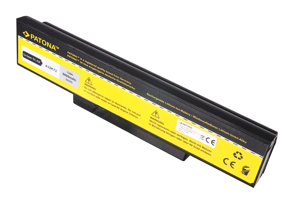 Patón PT2325 - ASUS A32-K72 6600MAH LI-ION 11,1V