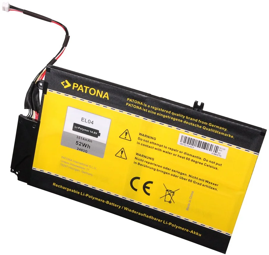 Patón PT2493 - HP Envy 4 3500mAh Li-Pol 11,8V