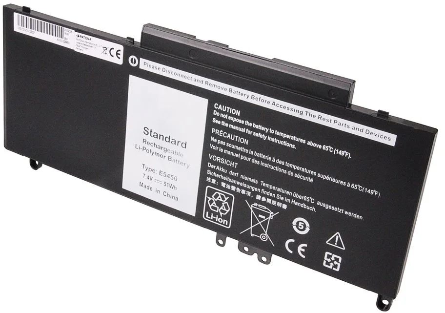 Patón PT2495 - Dell Latitude E5450 7000mAh Li-Pol 7,4V 8V5GX