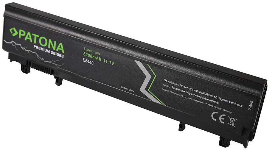 Patón PT2766 - Dell Latitude E5440 5200mAh Li-Ion 11,1V PREMIUM