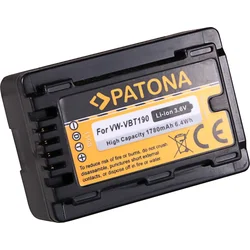 PATONA batéria pre foto Panasonic VW-VBT190 1780mAh Li-Ion