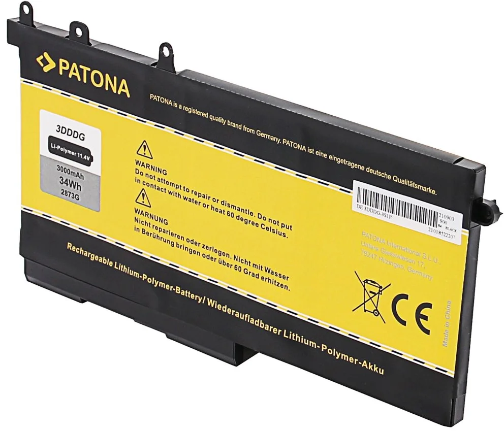 PATONA batéria pre ntb DELL E5480/E5580 3000mAh Li-Pol 11,4V GJKNX