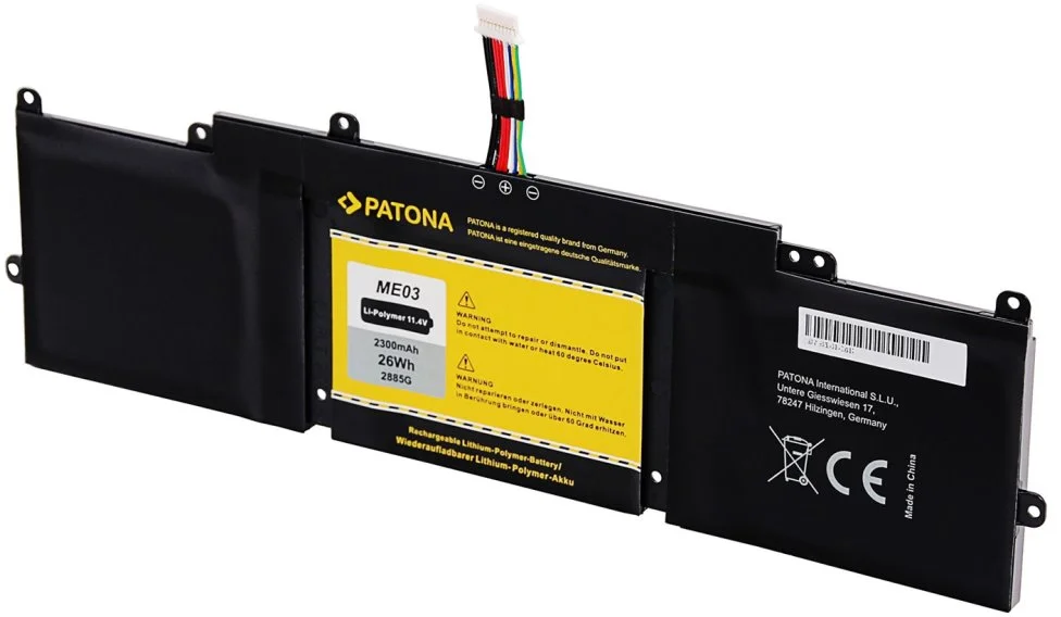 PATONA batéria pre ntb HP Stream 11/Stream 13 2300mAh Li-Pol 11,4V ME03XL