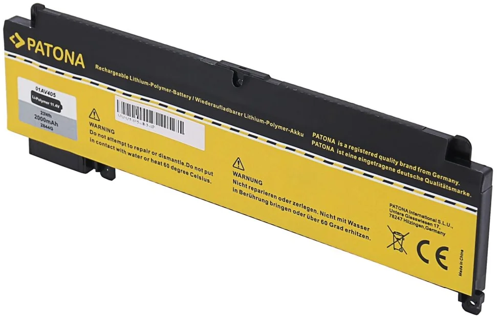 PATONA batéria pre ntb LENOVO Thinkpad T460S/T470S 2000mAh Li-Pol 11,4V 01AV405