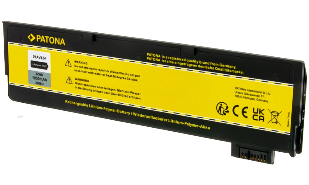 PATONA batéria pre ntb LENOVO Thinkpad T570/A475 1950mAh Li-Pol 11,4V 01AV424