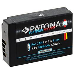 PATONA baterie pro foto Canon LP-E17 1050mAh Li-Ion Platinum Dekodovaná