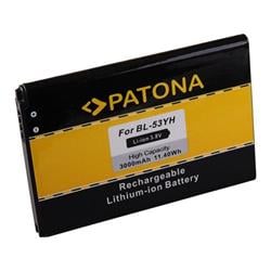 PATONA baterie pro mobilní telefon LG D855 3000mAh 3,8V Li-Ion  BL-53YH