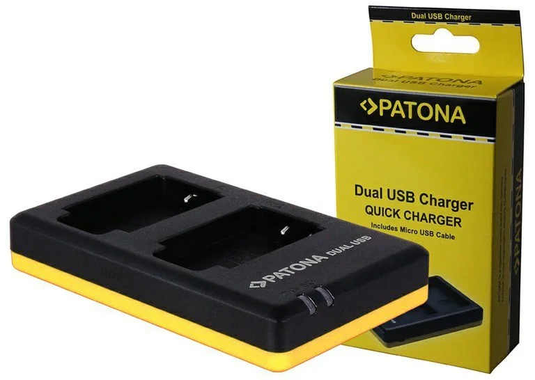 Patona Dual Quick nabíjačka akumulátora pre CANON LP-E6 USB PT1968