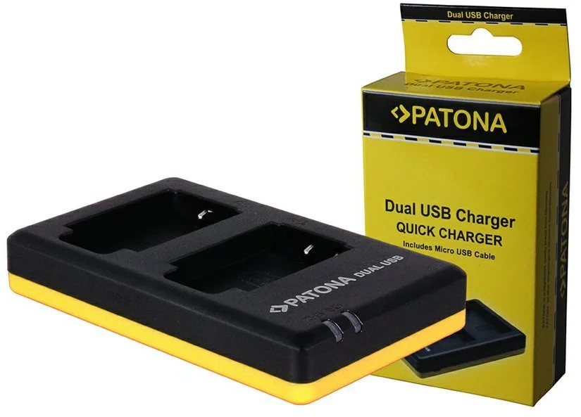 Patona Dual Quick nabíjačka akumulátora pre Panasonic DMW-BLC12 USB PT1949