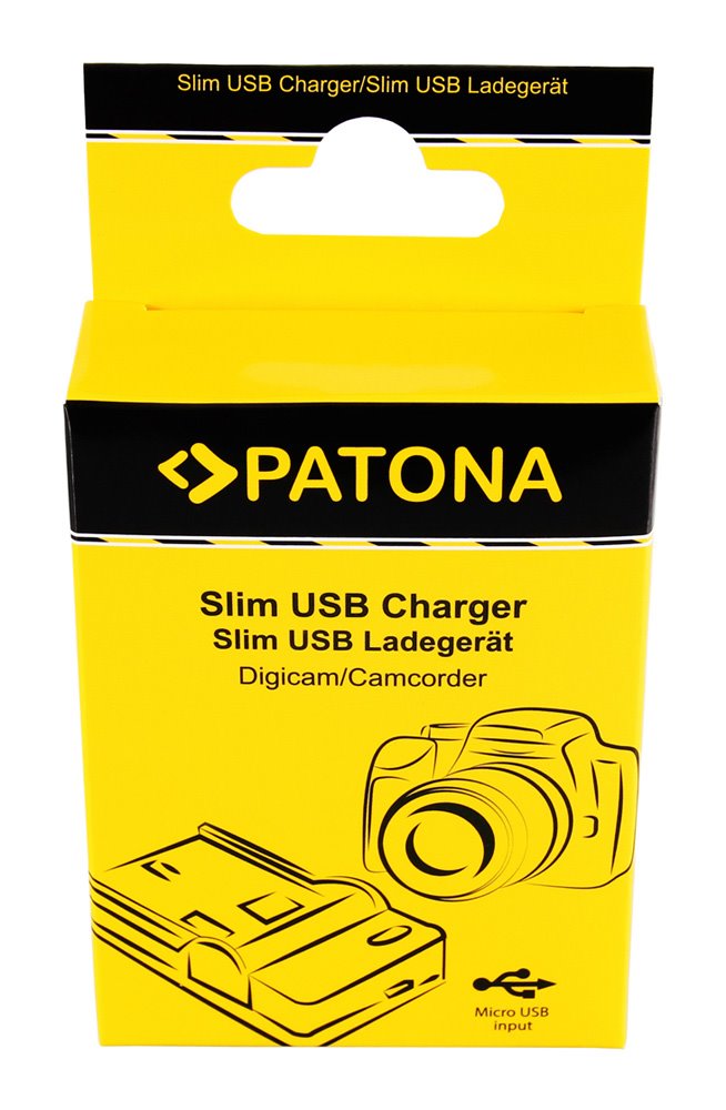 Patona nabíječka pro Foto Canon LP-E8, slim, USB