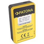 PATONA Photo Dual LCD Canon LP-E6 USB nabíjačka