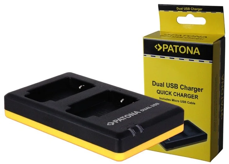 PATONA Photo Duálna rýchlonabíjačka Panasonic VBT180/360 USB