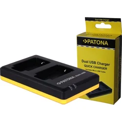 PATONA Photo Duálna rýchlonabíjačka Panasonic VBT180/360 USB