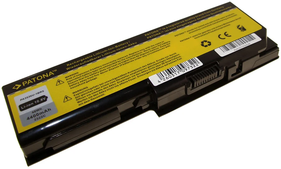 Patona PT2322 - TOSHIBA SATELLITE P200 4400MAH LI-ION 10,8V