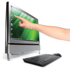 PC Acer Aspire AZ5600, 23" dotykový, Pentium E5500 4GB, 500GB, DVD±RW, TV tuner, bezdr. kláv. a myš, WiFi, BT, cam, W7HP