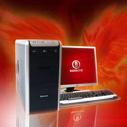PC BARBONE W FENIX - Intel DC E5700/2GB/500GB/DVDRW/Windows 7 Home Premium
