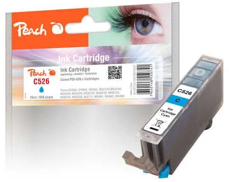 Peach C526 cyan kompatibilný s Canon CLI-526c