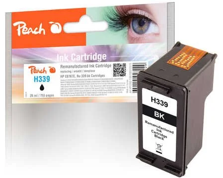 Peach H339 čierna kompatibilná s HP No. 339, C8767E 312570