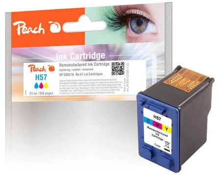 Peach H57 farebná kompatibilná s HP No. 57, C6657AE 311322