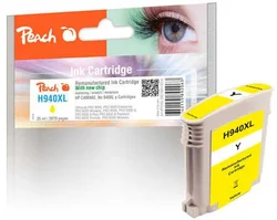 Peach H940XL žlutá s čipem kompatibilní s C4909AE, No. 940XL 316218 - Cartridge inkoustové