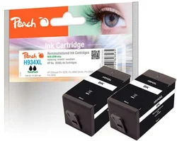 Peach inkoustová náplň Twin černá kompatibilní s HP 934XL, C2P23AE PI300-635 - Cartridge inkoustové