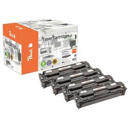 PEACH kompatibilní toner Canon CRG-718 MultiPack, bk, c, m, y