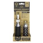 PEATY'S HOLESHOT CO2 PUMPA + BOMBIČKY 2 KS - MTB (25G) - SILVER (PPR-HTI-MTB-SIL-12)