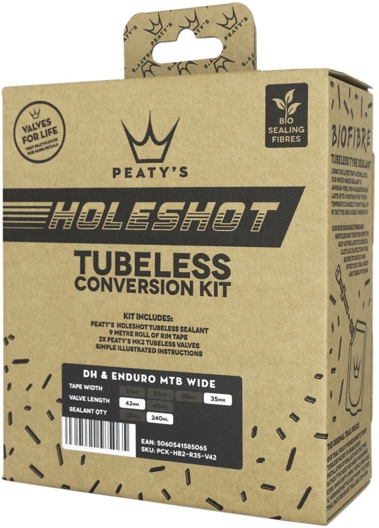 PEATY'S HOLESHOT TUBELESS CONVERSION KIT 35 MM (Enduro)