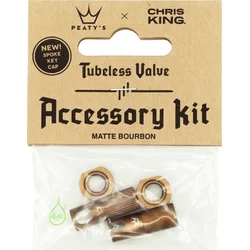 PEATY'S X CHRIS KING (MK2) BOURBON TUBELESS VALVES ACCESSORY KIT 