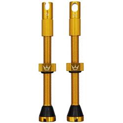 PEATY'S X CHRIS KING (MK2) GOLD TUBELESS VALVES - 60MM 