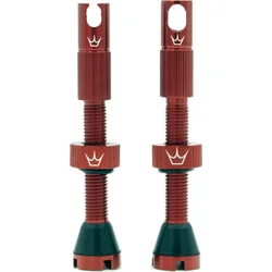 PEATY'S X CHRIS KING (MK2) RED TUBELESS VALVES 42MM 