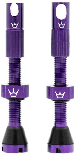 PEATY'S X CHRIS KING (MK2) VIOLET TUBELESS VALVES 42MM 
