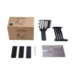 Phanteks Vertical GPU Bracket II + PCI-E 4.0 x16 riser ribbon cable, black