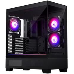 Phanteks XT View Tempered Glass Windows, D-RGB, černá