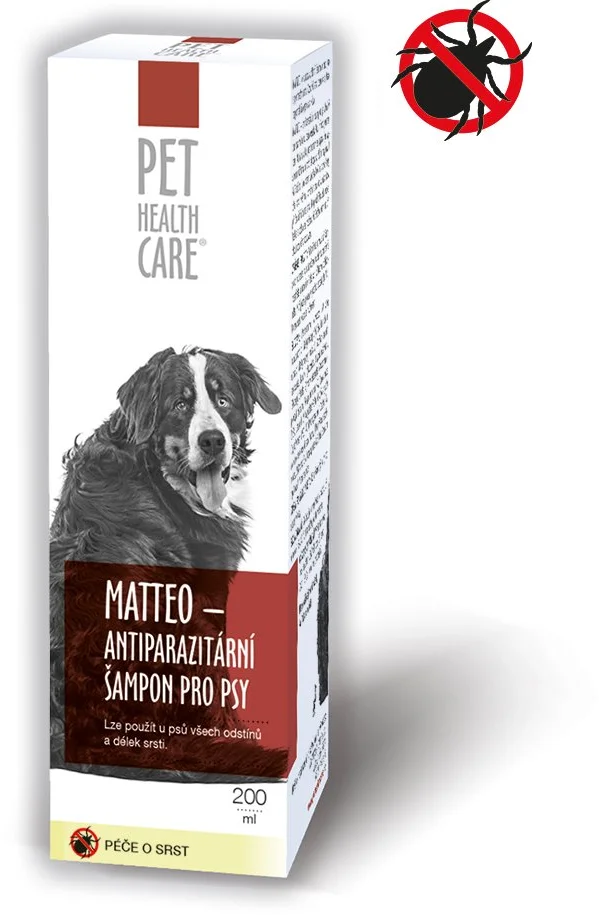 PHC MATTEO Antiparazitný šampón pre psov 200ml