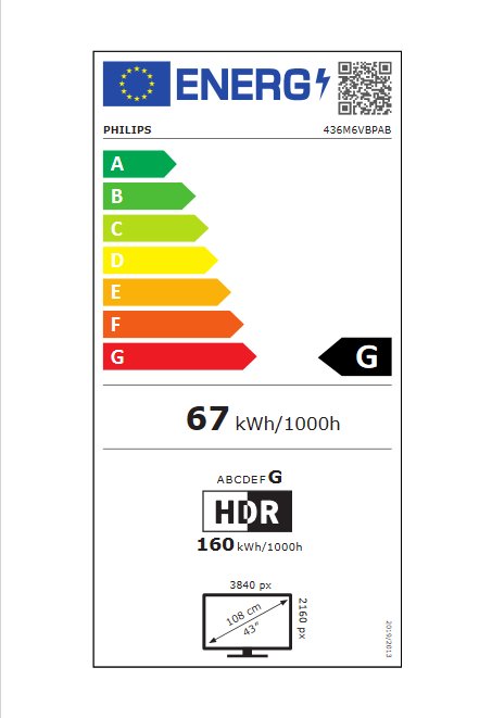 Philips 436M6VBPAB 42,5" (436M6VBPAB/00)