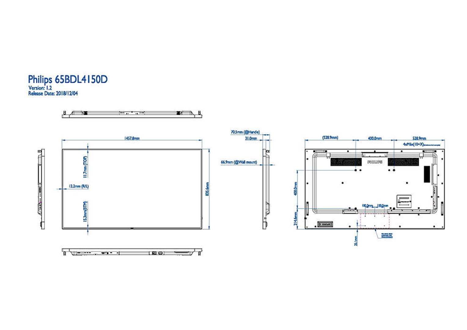 PHILIPS 65BDL4150D 65" (65BDL4150D/00 )