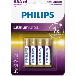 PHILIPS FR03LB4A/10 AAA Lithium Ultra baterie (4ks)