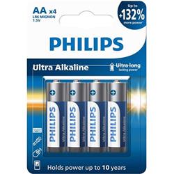 PHILIPS LR6E4B/10 AA Ultra Alkaline baterie (4ks)